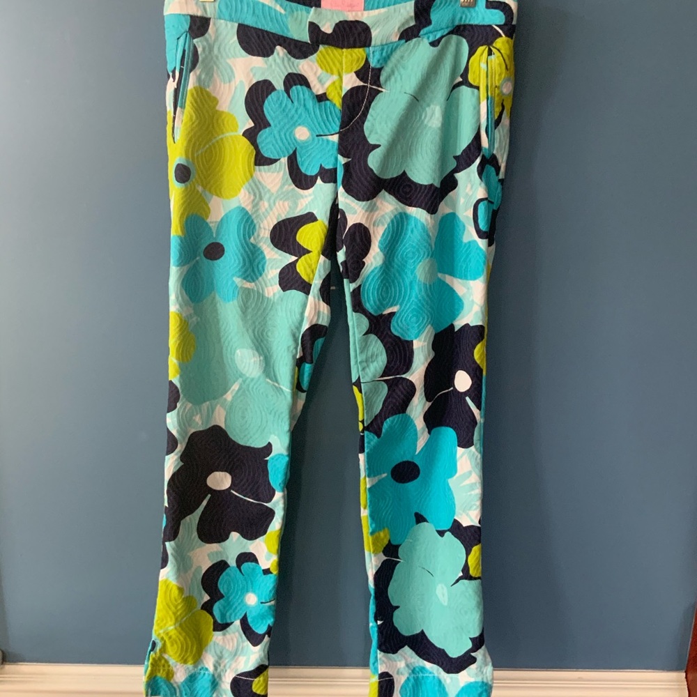 Lilly Pulitzer Multi Color Floral Pant